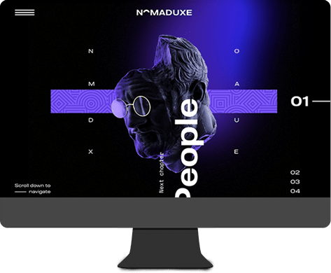 An example of your website to create an Mobile app development