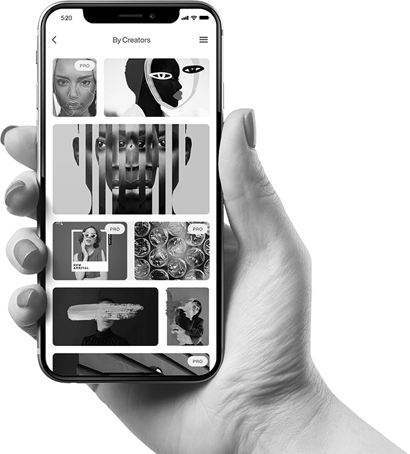 Example of a mobile application for business